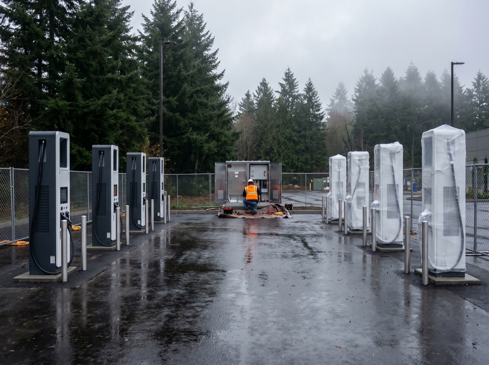 EVgo charging site in Seattle, WA